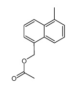 (5-methylnaphthalen-1-yl)methyl acetate结构式