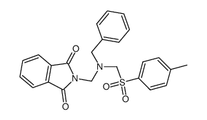 N-{[benzyl-(toluene-4-sulfonylmethyl)-amino]-methyl}-phthalimide Structure