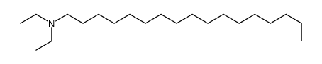 N,N-diethylheptadecan-1-amine Structure