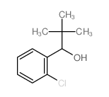 Benzenemethanol, 2-chloro-a-(1,1-dimethylethyl)- structure