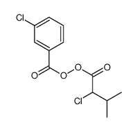 (2-chloro-3-methylbutanoyl) 3-chlorobenzenecarboperoxoate结构式