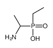 1-aminoethyl(ethyl)phosphinic acid Structure