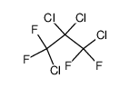 1,2,2,3-tetrachloro-1,1,3,3-tetrafluoro-propane structure