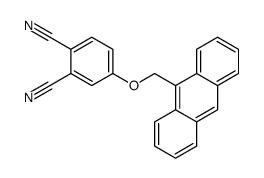 4-(anthracen-9-ylmethoxy)benzene-1,2-dicarbonitrile Structure