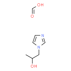 formic acid, compound with α-methyl-1H-imidazole-1-ethanol (1:1)结构式