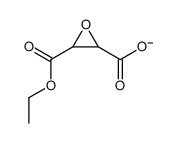 3-ethoxycarbonyloxirane-2-carboxylate结构式