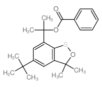 2-(7,7-dimethyl-4-tert-butyl-8-oxa-9-thiabicyclo[4.3.0]nona-2,4,10-trien-2-yl)propan-2-yl benzoate picture