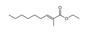 (E)-ethyl 2-methylnon-2-enoate结构式