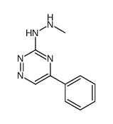 1-methyl-2-(5-phenyl-1,2,4-triazin-3-yl)hydrazine Structure