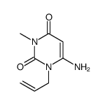 6-amino-3-methyl-1-prop-2-enylpyrimidine-2,4-dione Structure