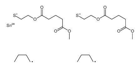 dimethyl 10,10-dibutyl-5,15-dioxo-6,14-dioxa-9,11-dithia-10-stannanonadecanedioate结构式