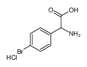 2-Amino-2-(4-bromophenyl)acetic acid hydrochloride结构式
