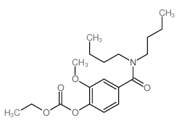 Carbonic acid,4-[(dibutylamino)carbonyl]-2-methoxyphenyl ethyl ester结构式