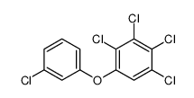 1,2,3,4-tetrachloro-5-(3-chlorophenoxy)benzene Structure
