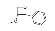 (2S,3R)-3-methoxy-2-phenyloxetane Structure