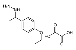 [1-(4-ethoxyphenyl)ethylamino]azanium,2-hydroxy-2-oxoacetate Structure