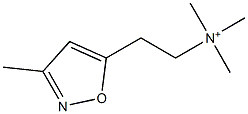 5-Isoxazoleethanaminium,N,N,N,3-tetramethyl-(9CI) Structure