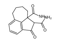 6,7,8,9-tetrahydro-2-oxo-1H-benz[cd]azulene-1,9a-(2H)dicarboxamide Structure