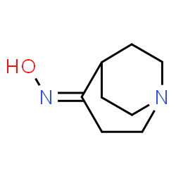 1-Azabicyclo[3.2.2]nonan-4-one,oxime(9CI) Structure