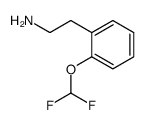 Benzeneethanamine, 2-(difluoromethoxy)- (9CI) structure