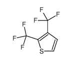 2,3-bis(trifluoromethyl)thiophene结构式