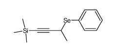 trimethyl(3-(phenylselanyl)but-1-yn-1-yl)silane结构式