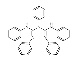 N1,N2,N3,N4,N5-Pentaphenylbiguanide结构式