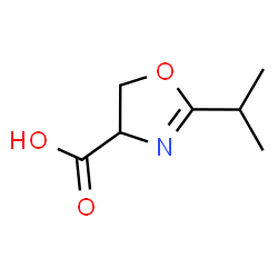 4-Oxazolecarboxylicacid,4,5-dihydro-2-(1-methylethyl)-,(4S)-(9CI)结构式