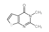 3,4-dimethyl-9-thia-2,4-diazabicyclo[4.3.0]nona-2,7,10-trien-5-one结构式