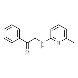 Acetophenone, 2-[(6-methyl-2-pyridyl)amino]- (8CI) Structure
