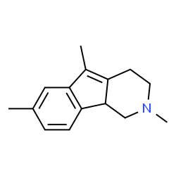 1H-Indeno[1,2-c]pyridine,2,3,4,9b-tetrahydro-2,5,7-trimethyl-(8CI)结构式