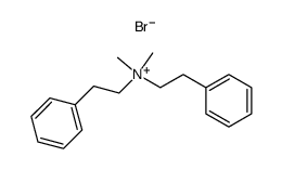 dimethyldi(2-phenylethyl)ammonium bromide结构式