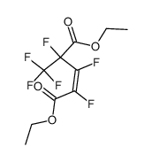 diethyl cis-perfluoro(4-methyl-2-pentene)dioate结构式