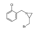 2-(bromomethyl)-1-[(2-chlorophenyl)methyl]aziridine结构式