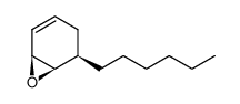 (1α,3α,7α)-7-n-Hexyl-2-oxabicyclo[4.1.0]hept-4-ene结构式