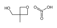 (3-methyloxetan-3-yl)methanol,nitric acid Structure