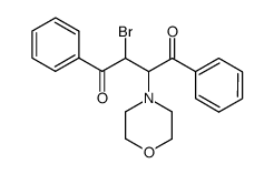 2-bromo-3-morpholino-1,4-diphenyl-butane-1,4-dione结构式