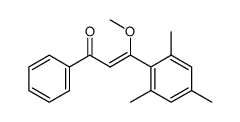 β-methoxy-2,4,6-trimethyl-chalcone Structure