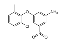 Benzenamine, 3-(2-chloro-6-methylphenoxy)-5-nitro Structure
