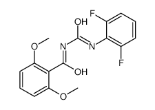 N-[(2,6-difluorophenyl)carbamoyl]-2,6-dimethoxybenzamide结构式