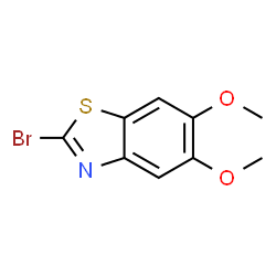 2-BROMO-5,6-DIMETHOXYBENZOTHIAZOLE Structure
