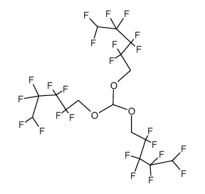 tri(2,2,3,3,4,4,5,5,-octafluoropentyloxy)methane Structure
