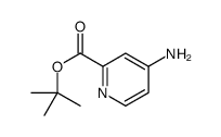 tert-butyl 4-aminopicolinate Structure