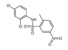 N-(2,4-dichlorophenyl)-2-methyl-5-nitrobenzenesulfonamide Structure