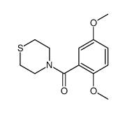 (2,5-dimethoxyphenyl)-thiomorpholin-4-ylmethanone Structure