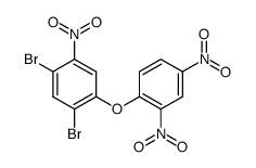 (2,4-dibromo-5-nitro-phenyl)-(2,4-dinitro-phenyl)-ether结构式