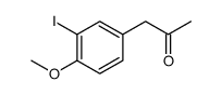 1-(3-iodo-4-methoxyphenyl)propan-2-one结构式