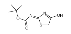 Carbamic acid,(4,5-dihydro-4-oxo-2-thiazolyl)-,1,1-dimethylethyl ester (9CI)结构式