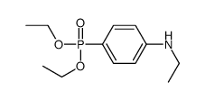 4-diethoxyphosphoryl-N-ethylaniline Structure