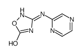 3-(pyrazin-2-ylamino)-2H-1,2,4-oxadiazol-5-one Structure